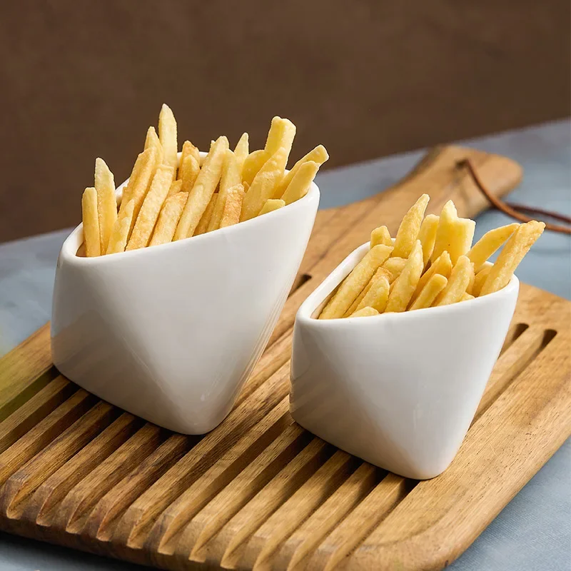Sauce Dipping Cup - Üç boyutlu katlanmış patates kızartması Fincan