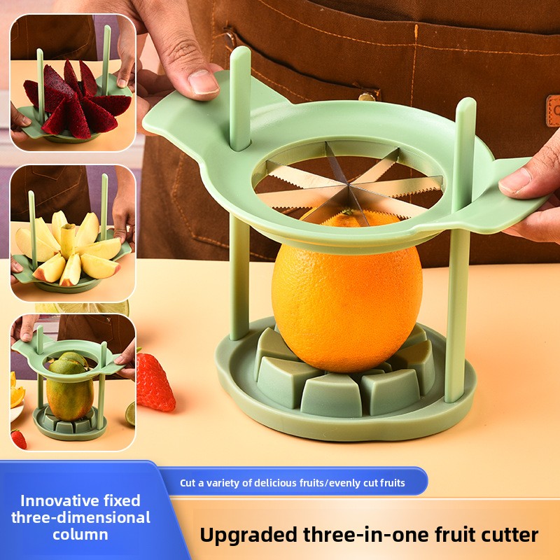 Mango Splitter Tool - Ev tipi meyve dilimleyici üç parçalı