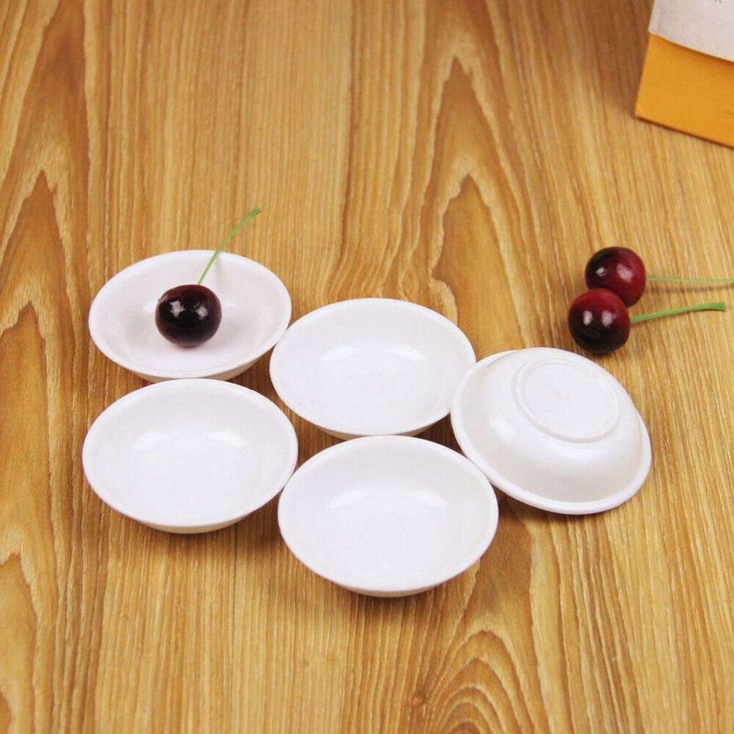 Sauce Dipping Cup - 5 adet Beyaz Plastik Sos Yemekleri