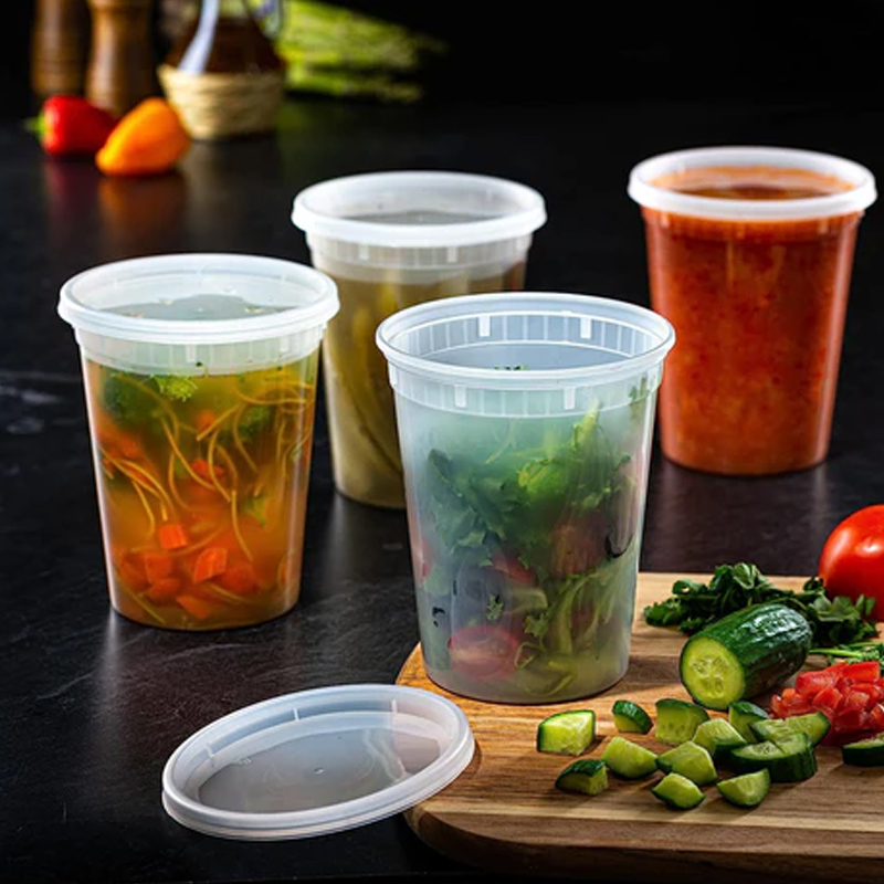 Meal Prep Food - Gıda depolama kapaklı konteynerler dondurucu saklama