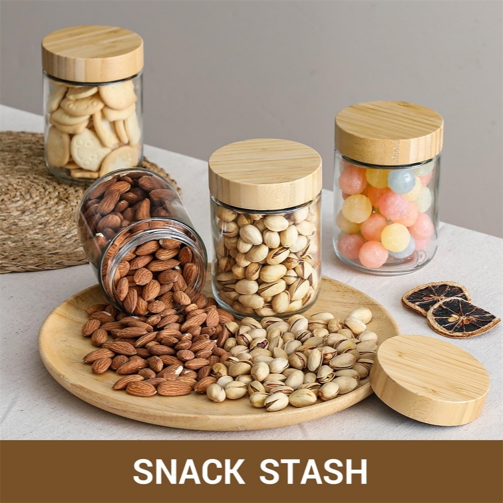 4'lü Paket 16oz Bambu Kapaklı  - Meal Prep Overnight Oats incelemesi ve fiyatı