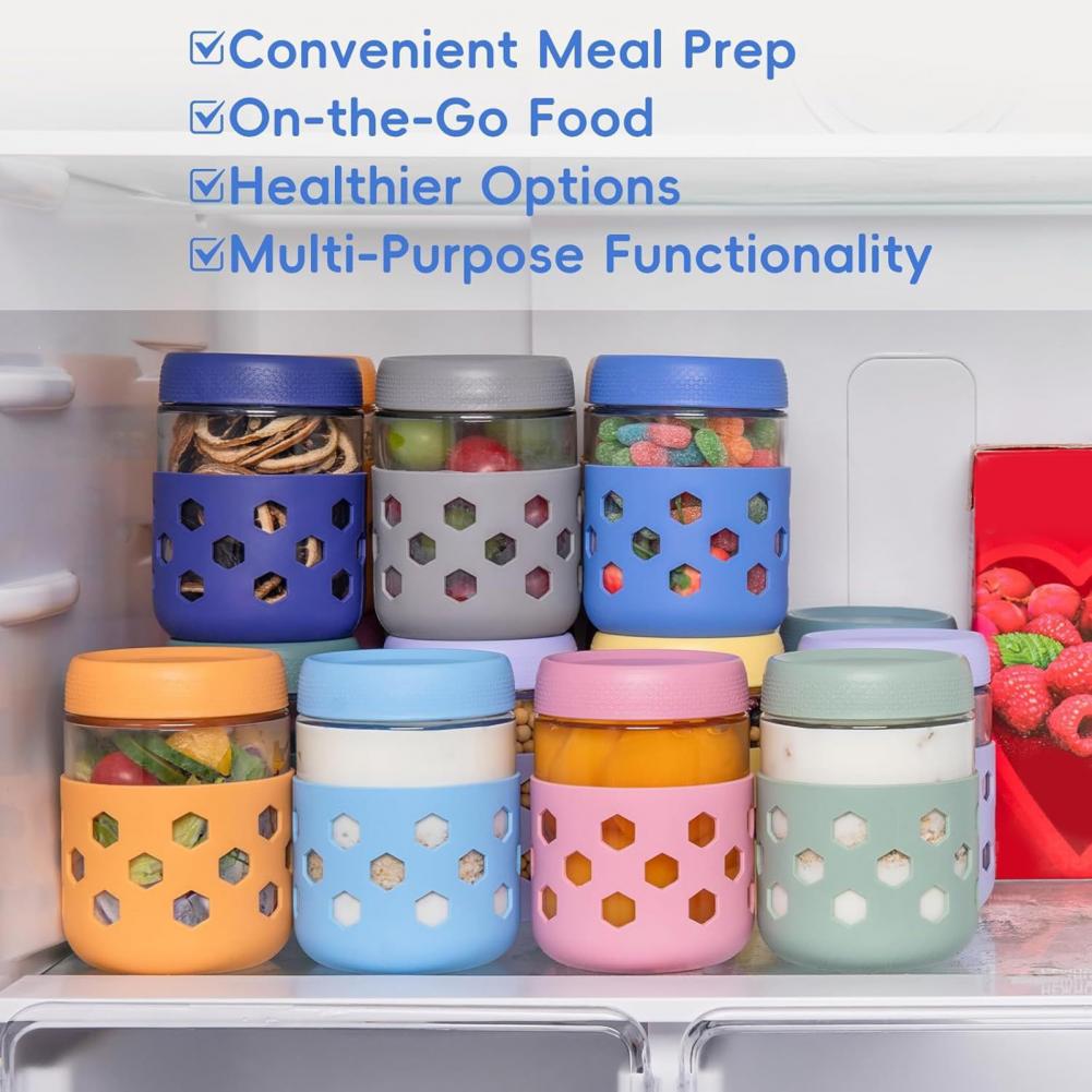 Silikon Kılıflı Cam Kavanozlar - Meal Prep Overnight Oats incelemesi ve fiyatı