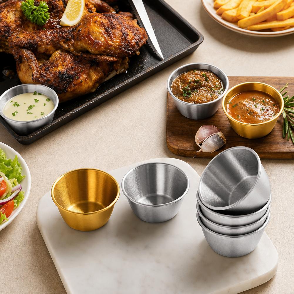 Paslanmaz Çelik Sos Kapları Mi - Sauce Dipping Cup incelemesi ve fiyatı