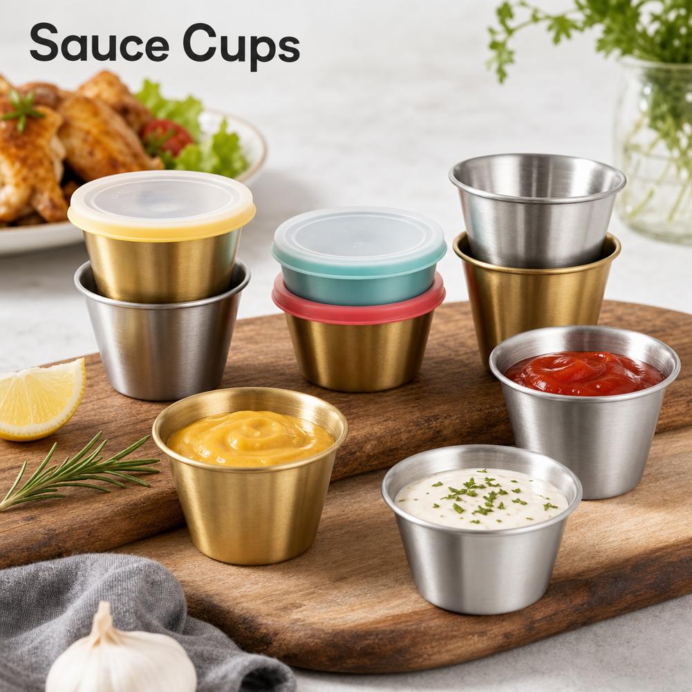 Paslanmaz Çelik Sos Kapları Mi - Sauce Dipping Cup incelemesi ve fiyatı