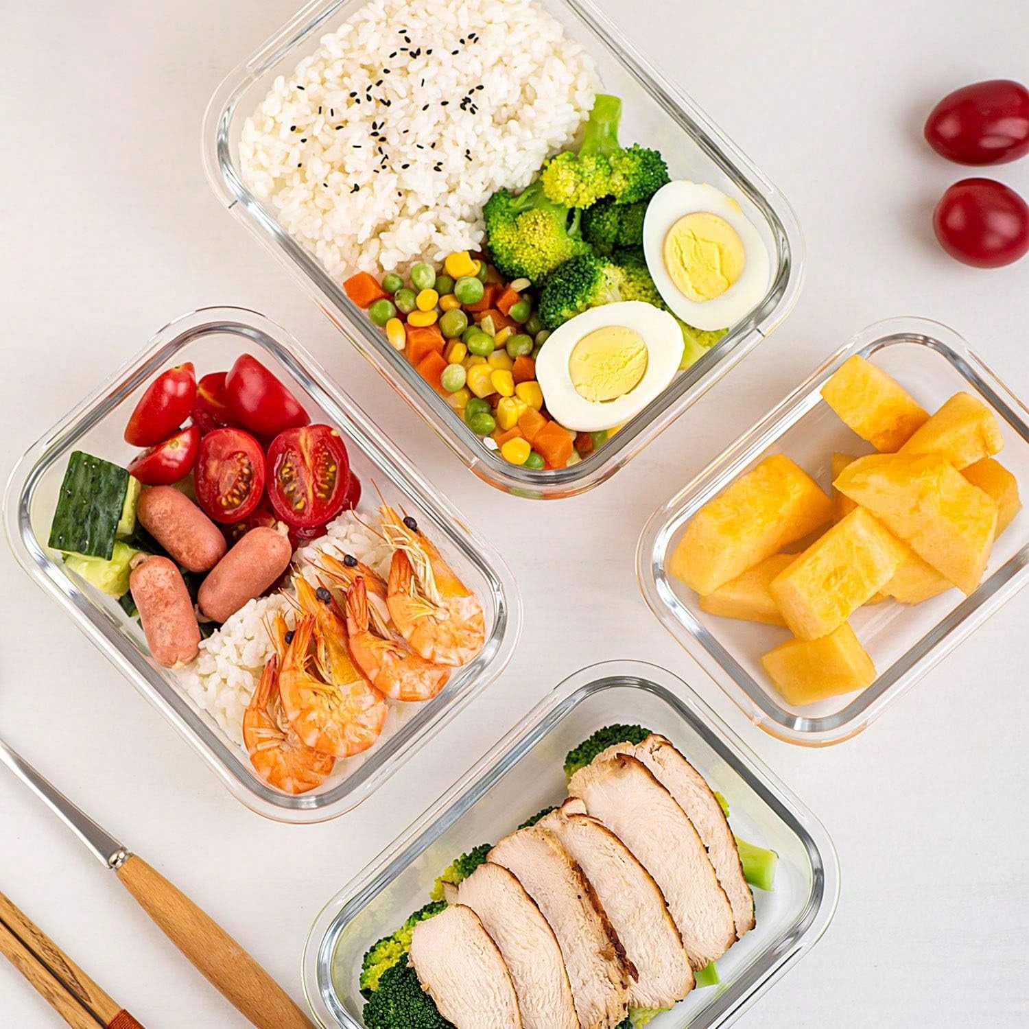10'lu Paket Cam Yemek Hazırlık - Meal Prep Food incelemesi ve fiyatı