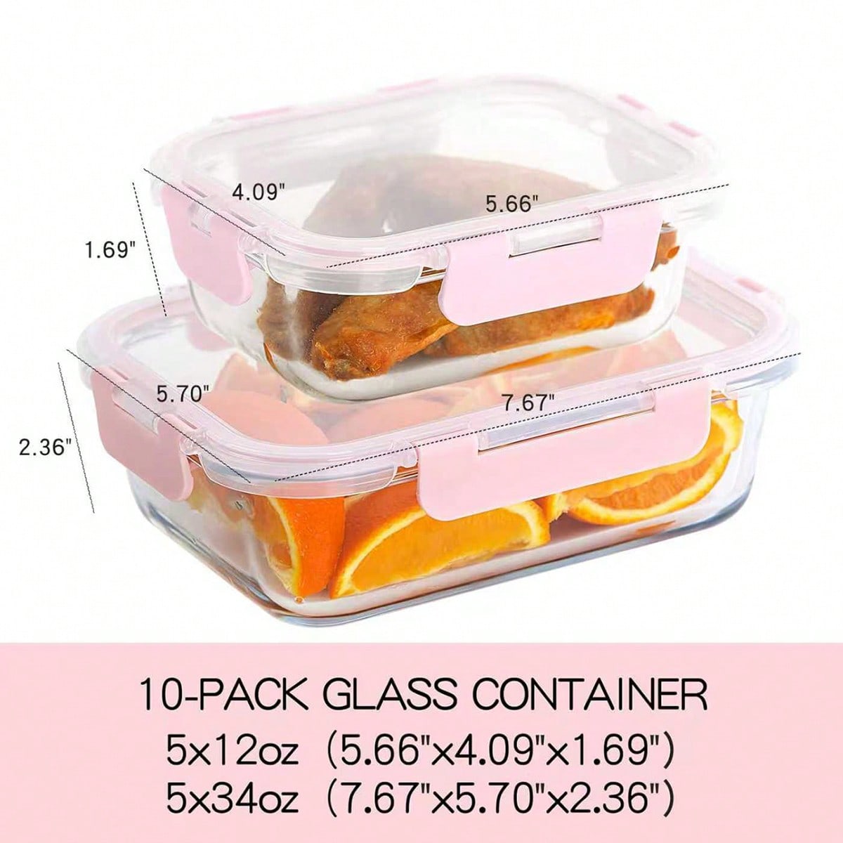 10'lu Paket Cam Yemek Hazırlık - Meal Prep Food incelemesi ve fiyatı