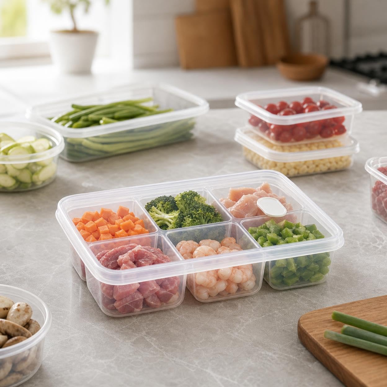 6 Bölmeli Gıda Sınıfı Donduruc - Meal Prep Frozen Food incelemesi ve fiyatı