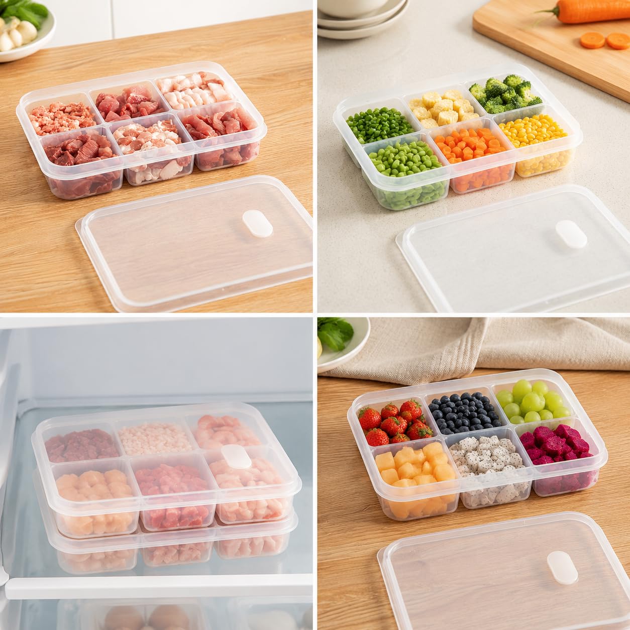 6 Bölmeli Gıda Sınıfı Donduruc - Meal Prep Frozen Food incelemesi ve fiyatı