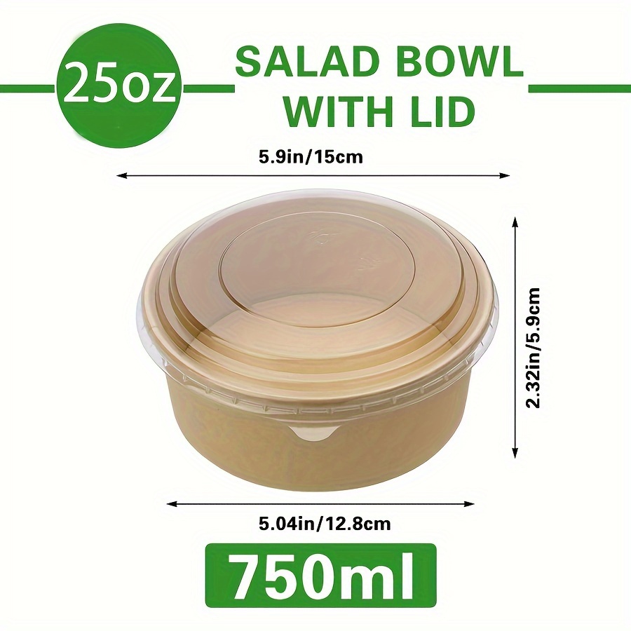 25Oz/750Ml 25/50'li Paket Kapa - Meal Prep Food incelemesi ve fiyatı