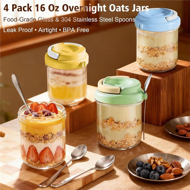 KYCOR-Gece Yavru Yulaf Kavanoz - Meal Prep Overnight Oats incelemesi ve fiyatı